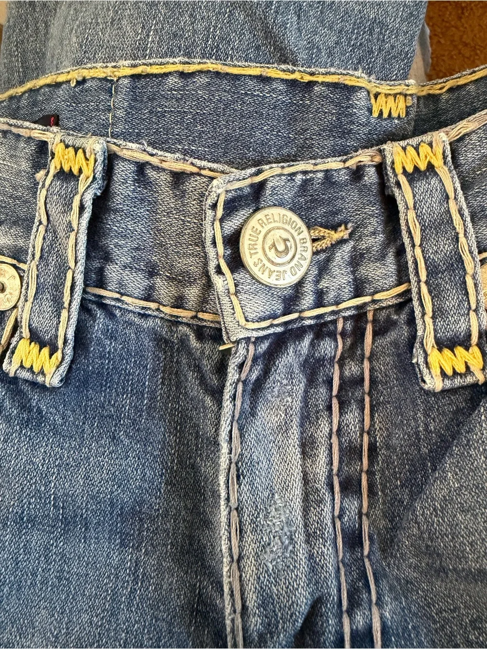 True Religion Ricky Relaxed Straight Jeans (Size 31)